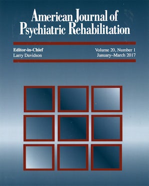 American Journal of Psychiatric Rehabilitation 07:1
