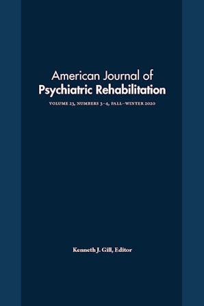 American Journal of Psychiatric Rehabilitation 23:3-4