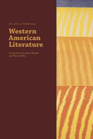 Western American Literature: A Journal of Literary, Cultural, and Place Studies